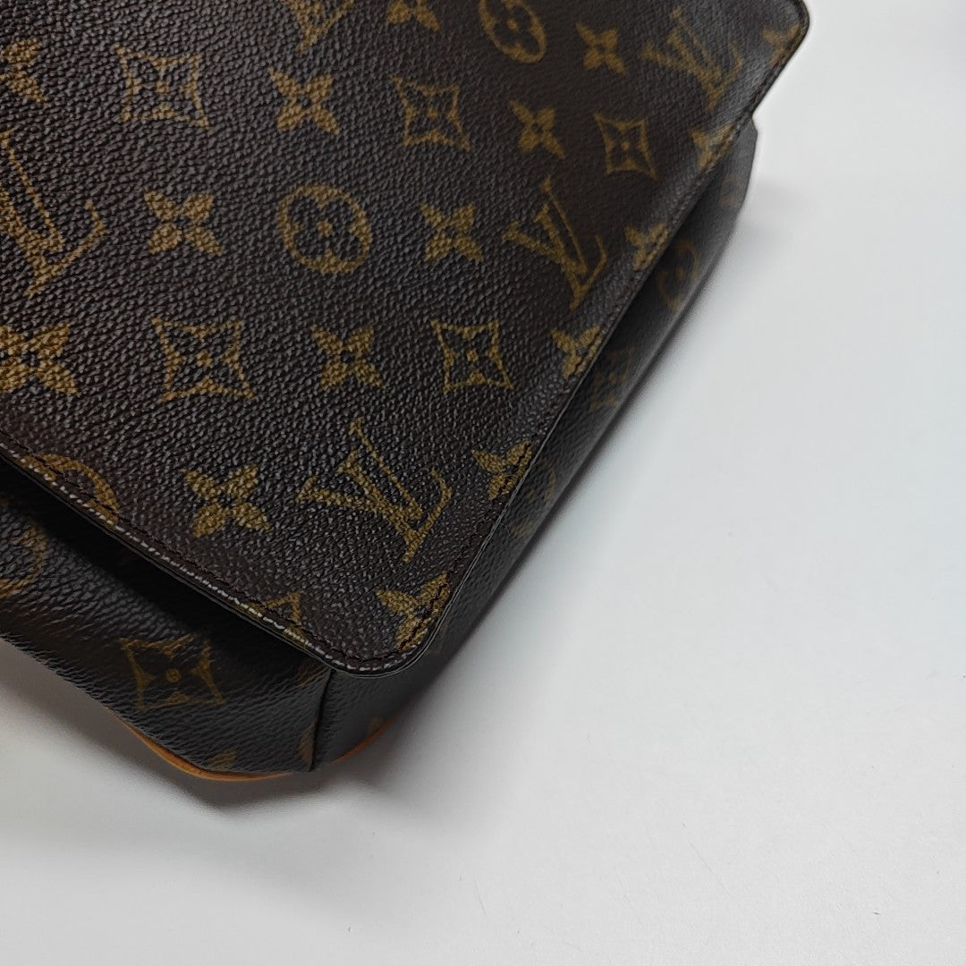 MUSETTE TANGO Monogram Coated Canvas Brown