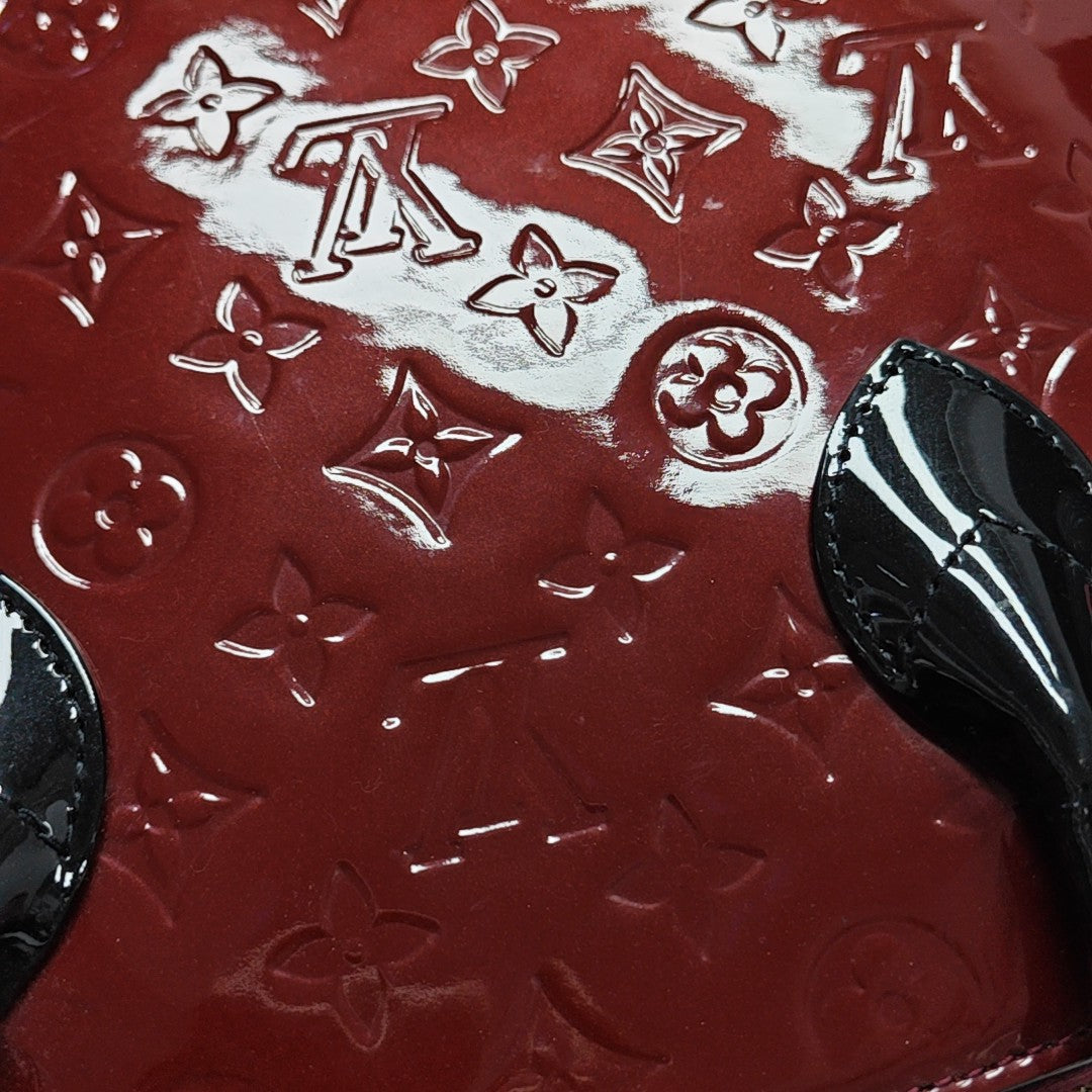 LOCKIT Monogram Patent Leather Red