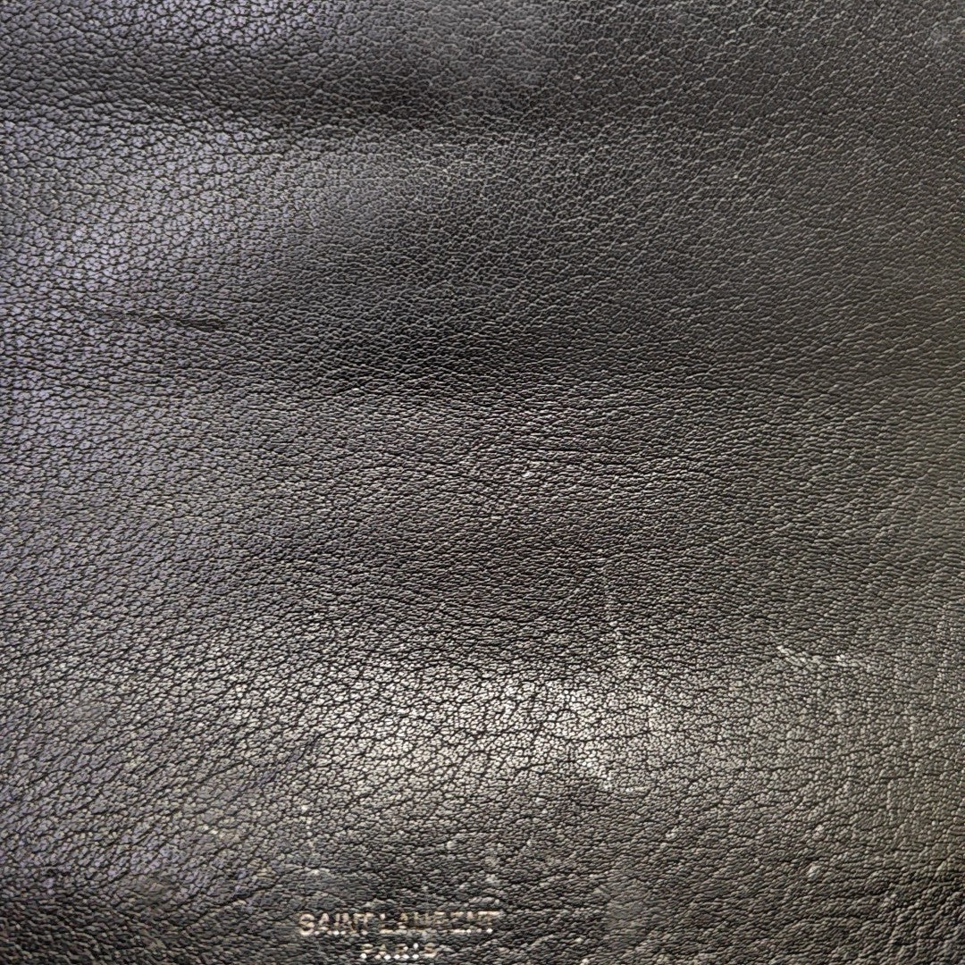 COLLEGE Medium Chevron Lambskin Black