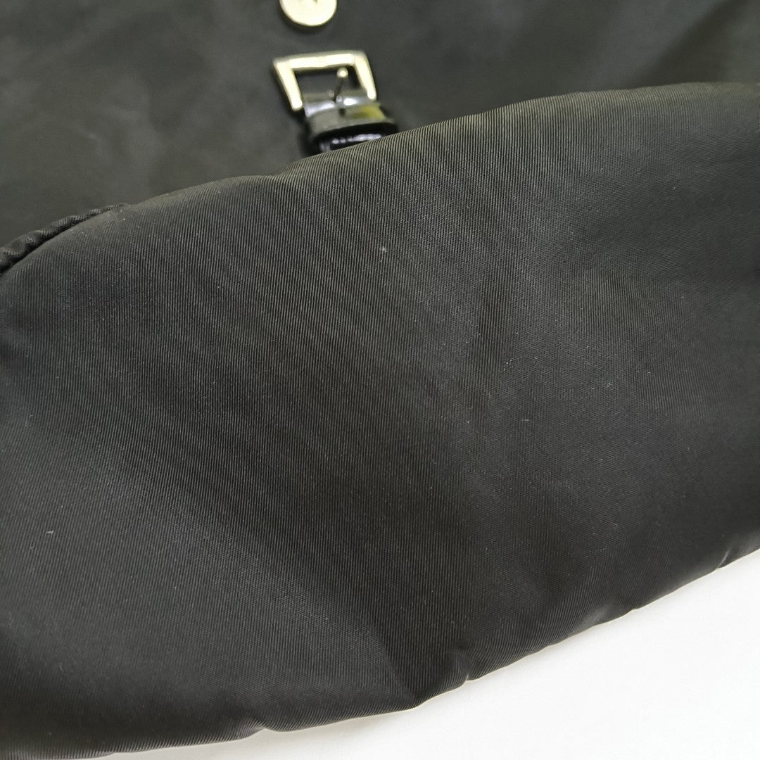 Nylon Backpack Black