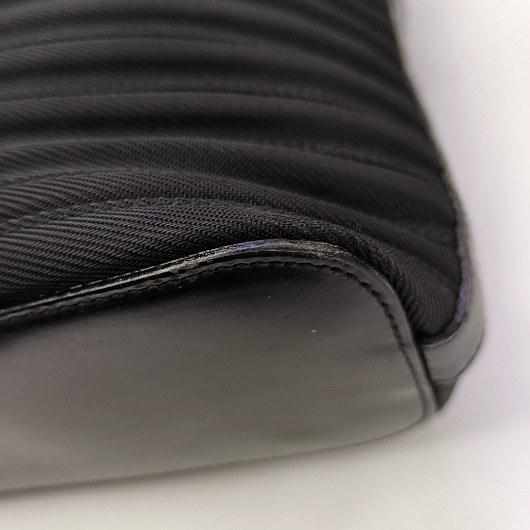 Fabric Shoulder Bag Black