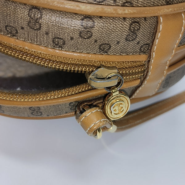 Monogram Coated Canvas Shoulder Bag Brown
