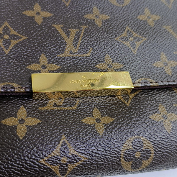 FAVORITE MM Monogram Coated Canvas Brown