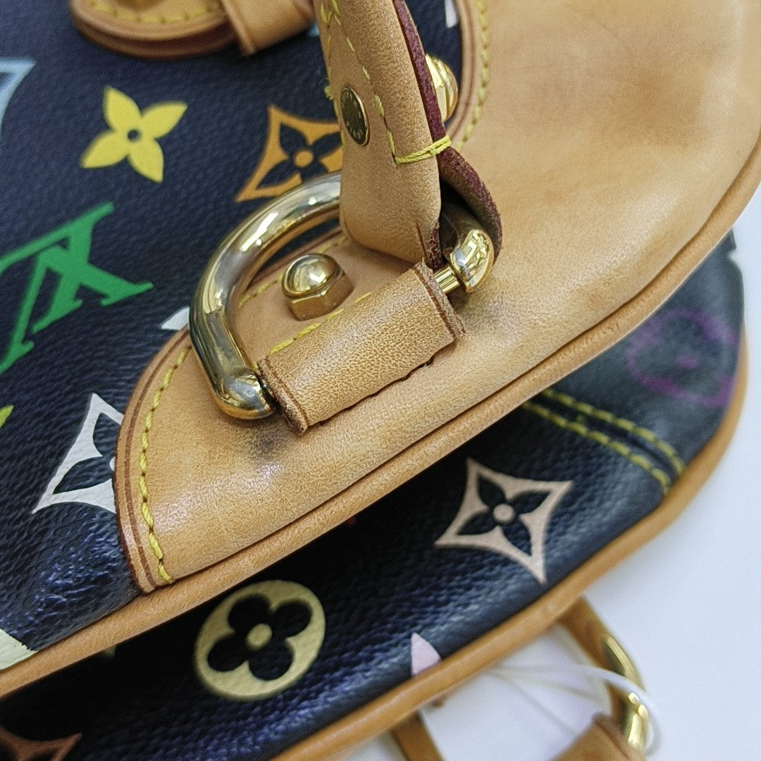 LV × TM CLAUDIA Monogram Coated Canvas Black