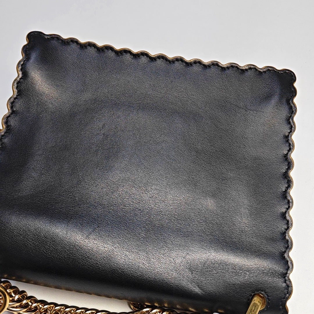 Authenticated pre-owned  Kan I Mini Calfskin Black - Shoulder Bag at Looply