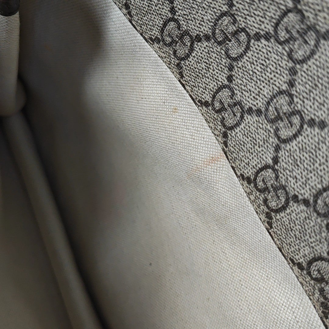 Neo Vintage Large Monogram Coated Canvas Brown
