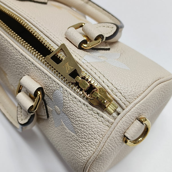 PAPILLON PM Monogram Calfskin White