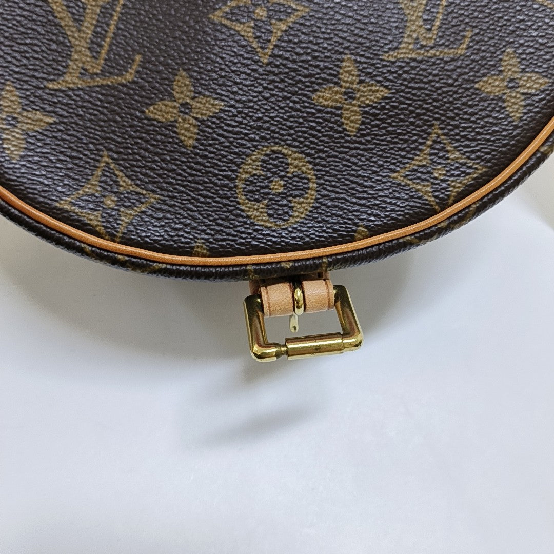 TAMBOURINE Monogram Coated Canvas Brown