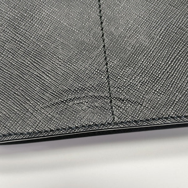 Saffiano Calfskin Shoulder Bag Black