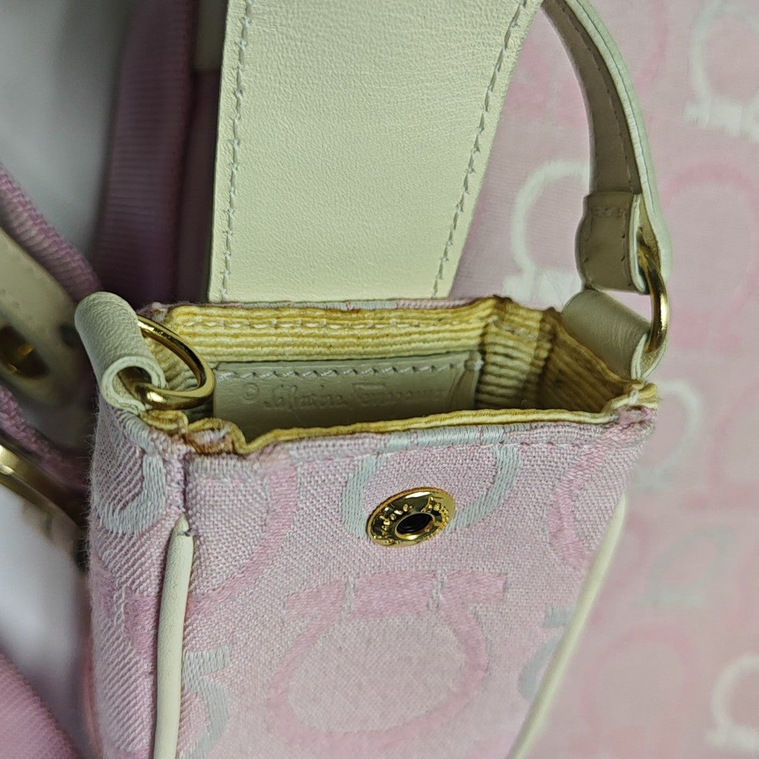 Canvas Shoulder Bag Pink
