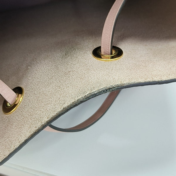 NÉONOÉ MM Monogram Coated Canvas Brown