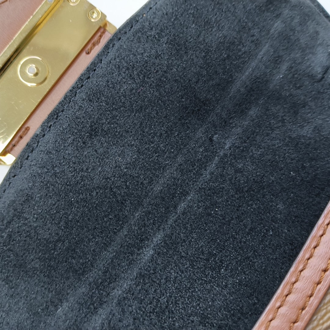 DAUPHINE WOC Monogram Coated Canvas Brown