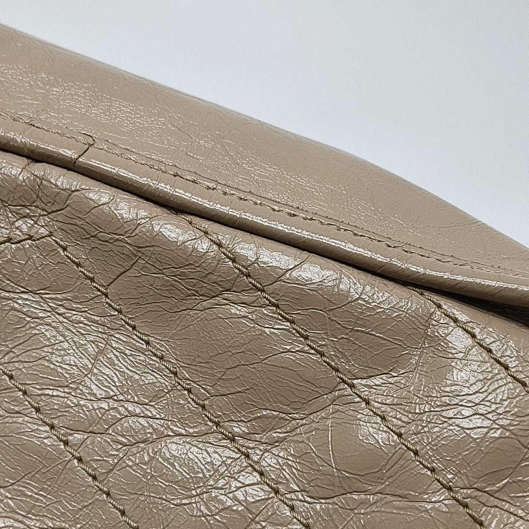 NIKI Medium Chevron Calfskin Pink