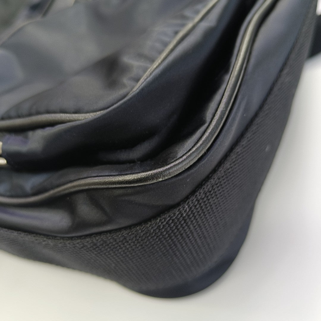 Nylon Shoulder Bag Blue