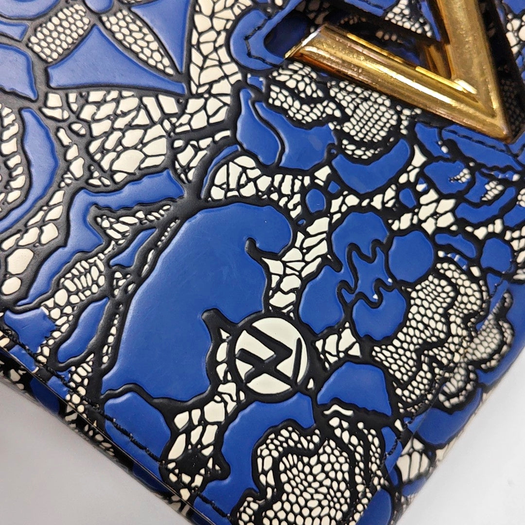 TWIST MM Coated Canvas Blue