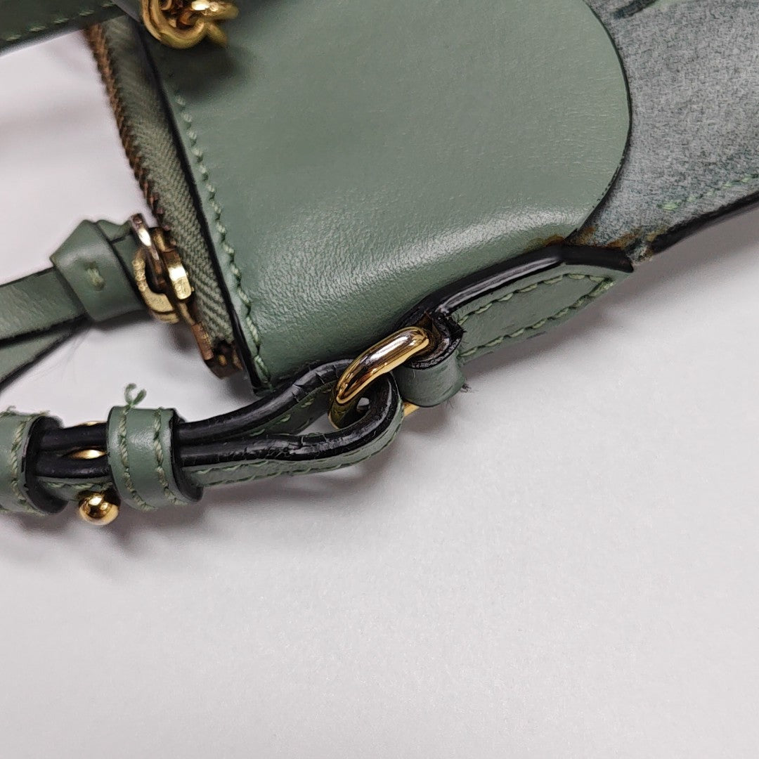 Calfskin Shoulder Bag Green
