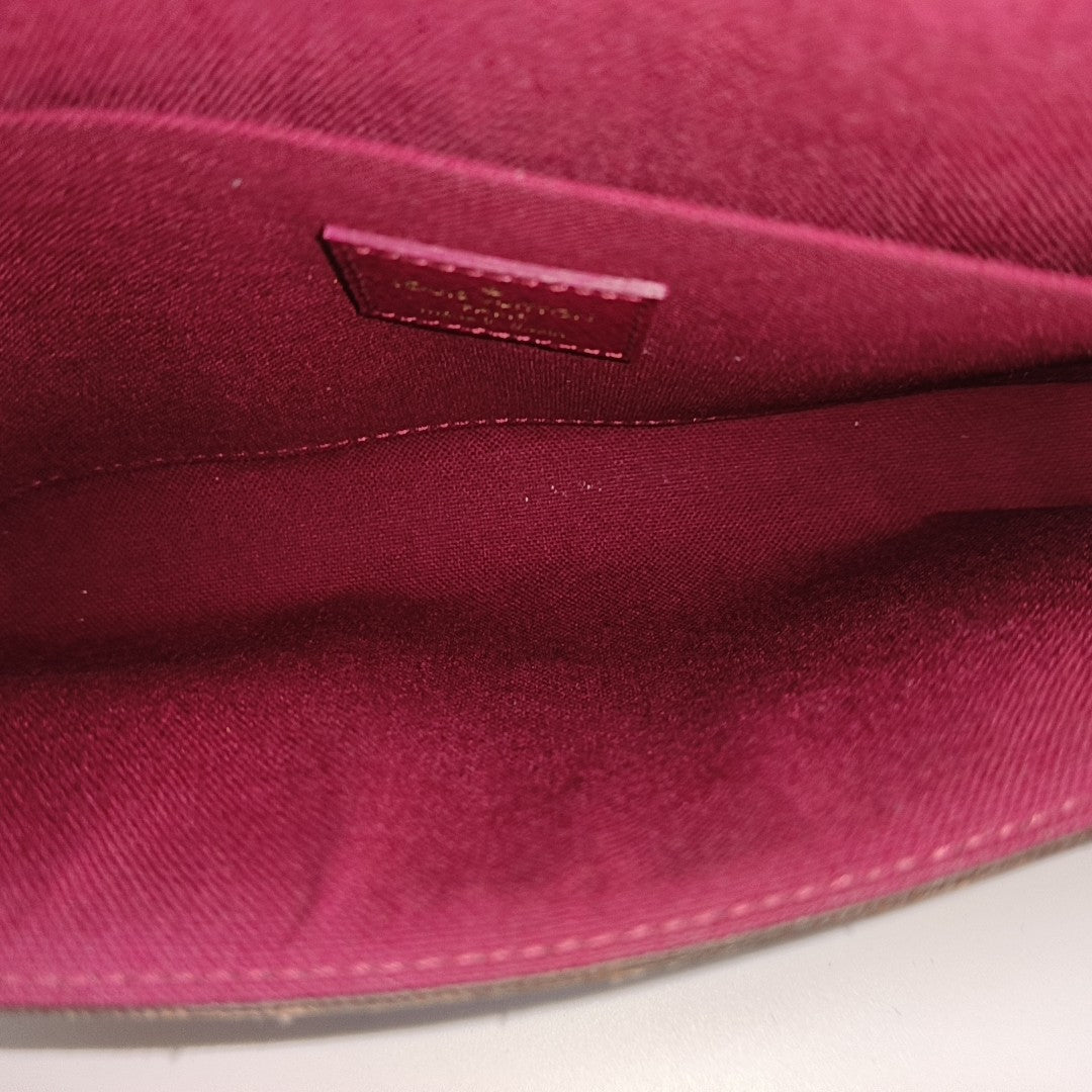 FÉLICIE Monogram Coated Canvas Brown