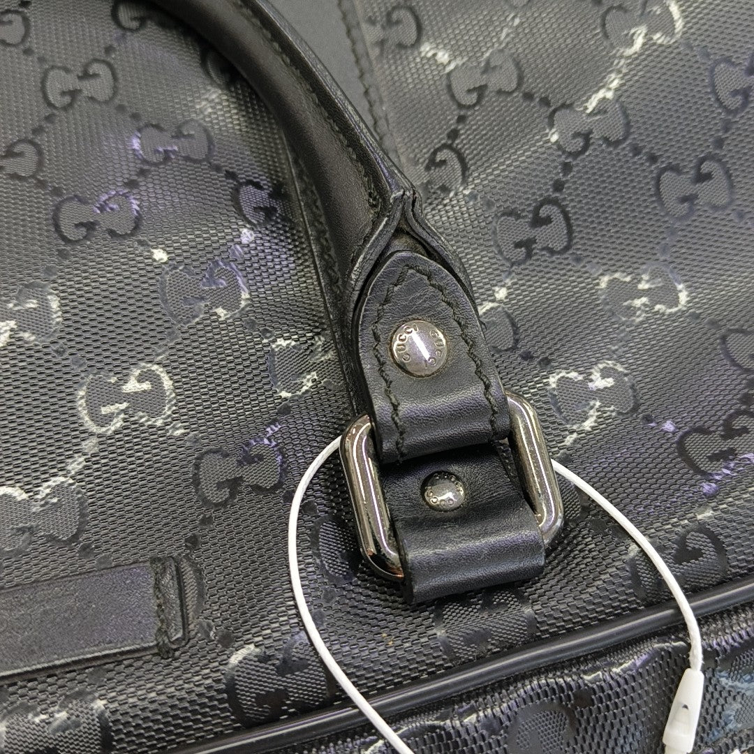 GG Imprime Coated Canvas Black