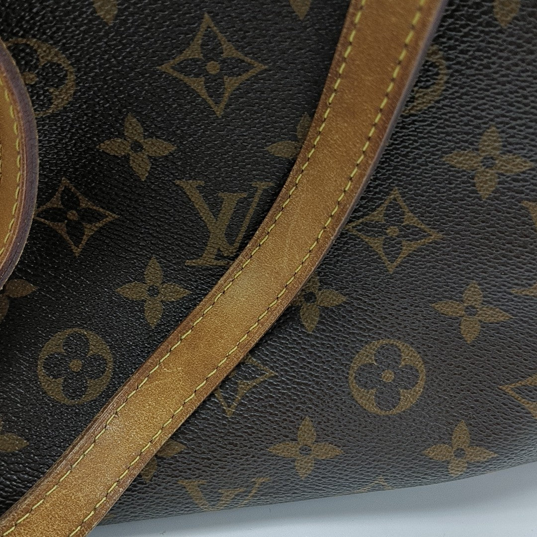 TOTALLY MM Monogram Coated Canvas Brown