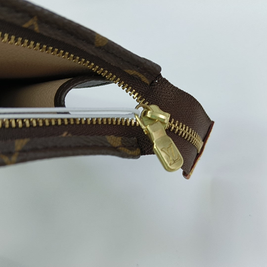 TOILET POCKET 26 Monogram Coated Canvas Brown
