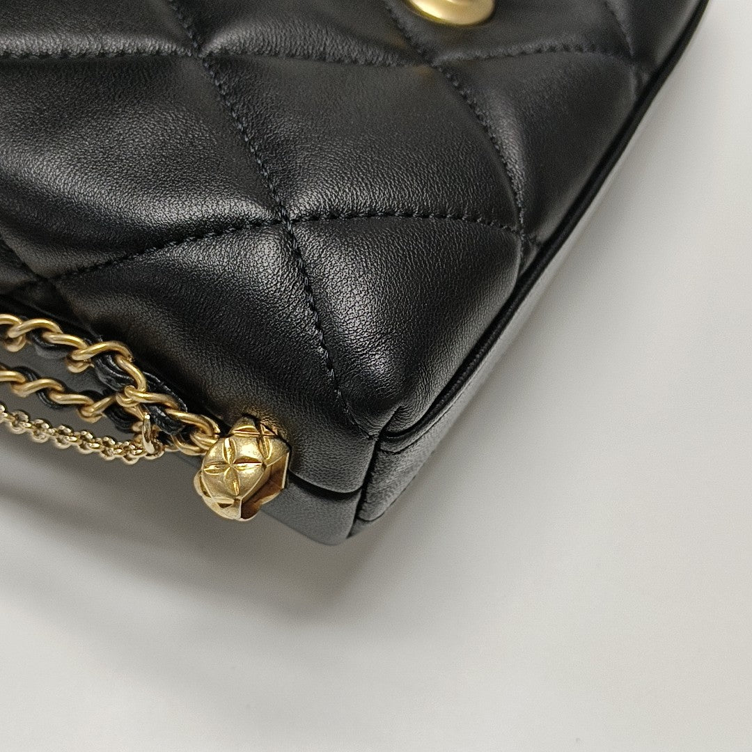 Quilted Lambskin Black