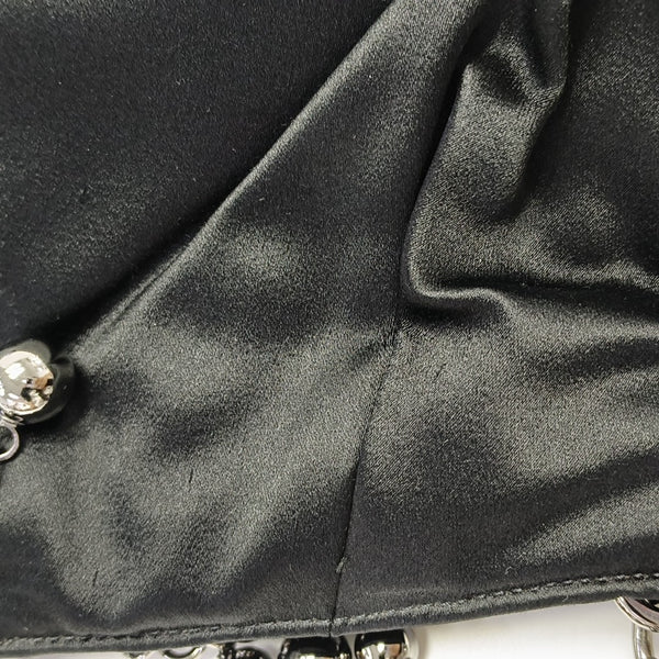 Nylon Top Handle Bag Black