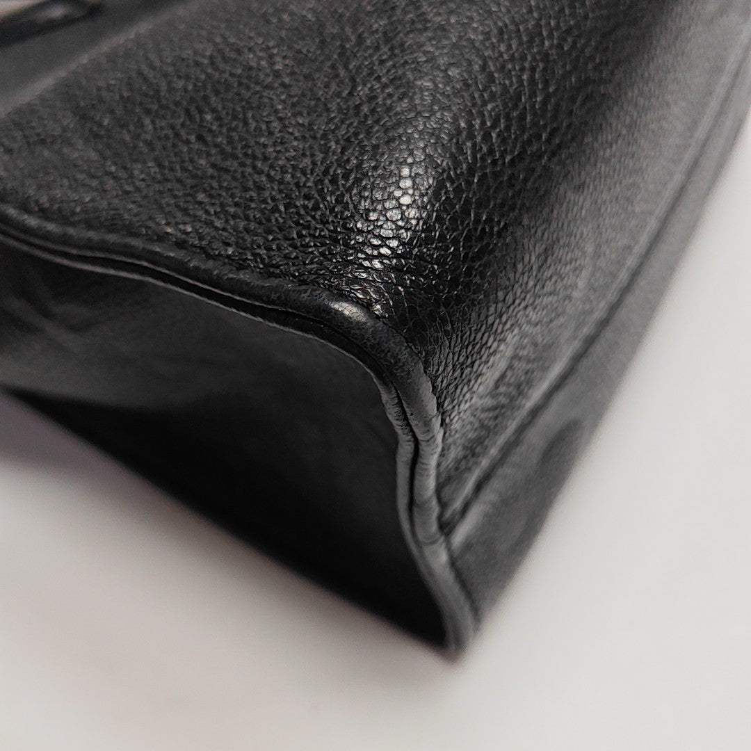 ONTHEGO PM Monogram Calfskin Black