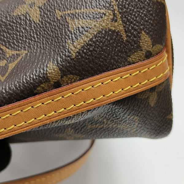 NÉONOÉ Nano Monogram Coated Canvas Brown