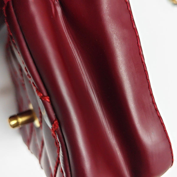 Quilted Calfskin Red