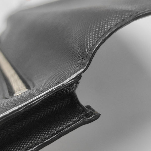 Saffiano Calfskin Wallet Black