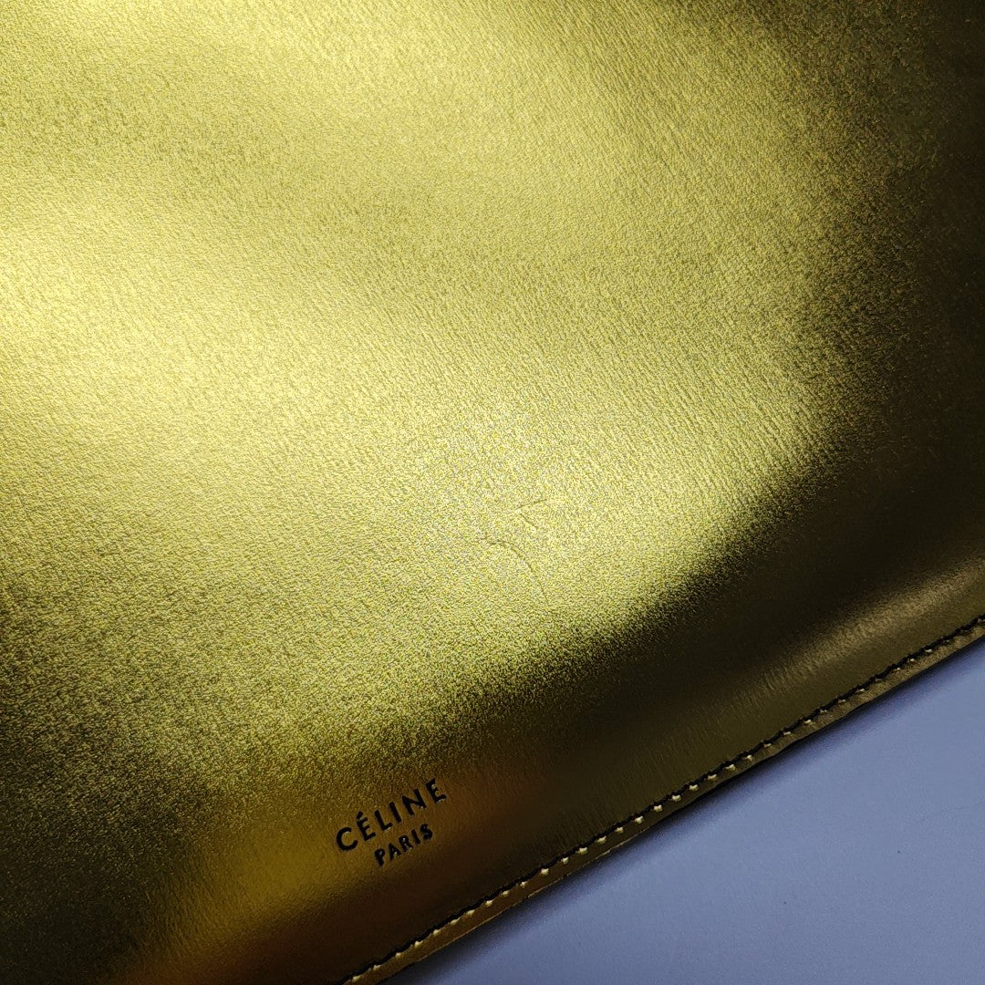 Calfskin Clutch Gold