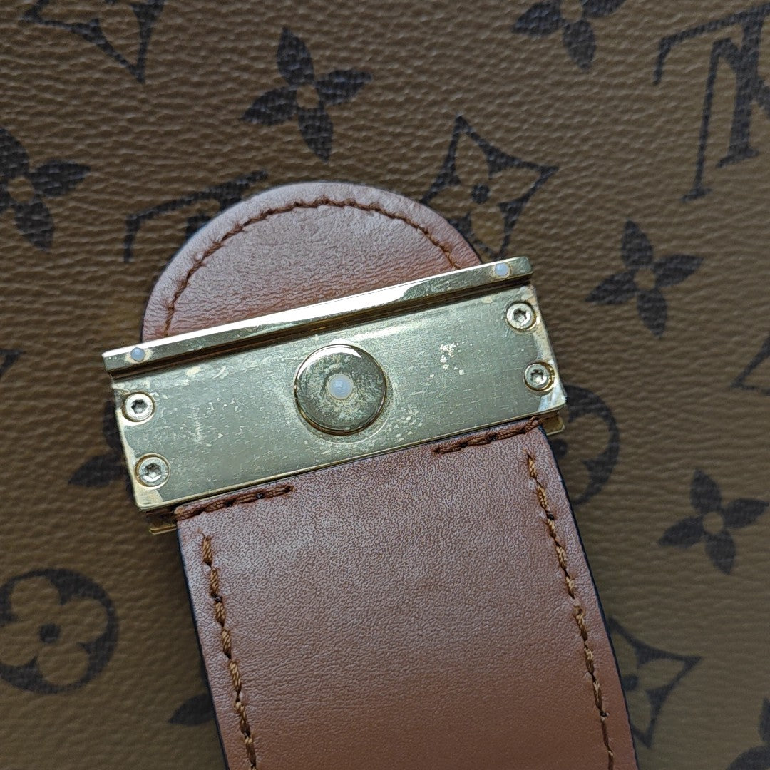 DAUPHINE Monogram Coated Canvas Brown