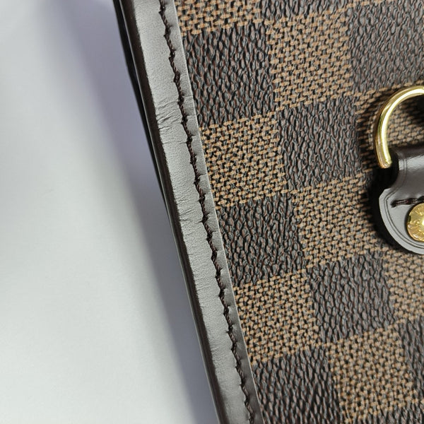 NEVERFULL MM Damier Ebene Coated Canvas Brown