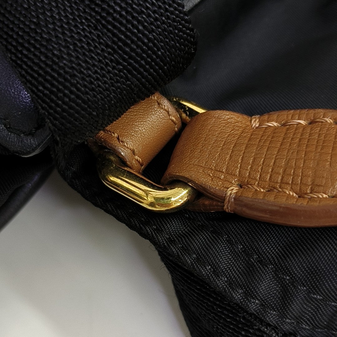 Nylon Backpack Black