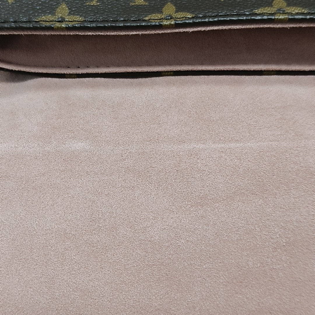 LOCKY BB Monogram Coated Canvas Pink