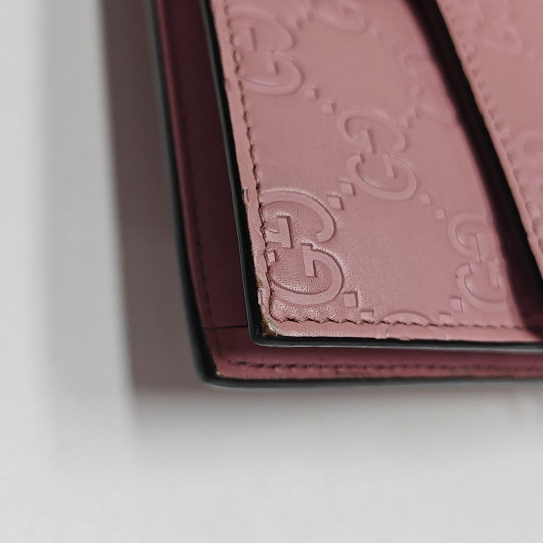 Interlocking G Small Monogram Calfskin Pink