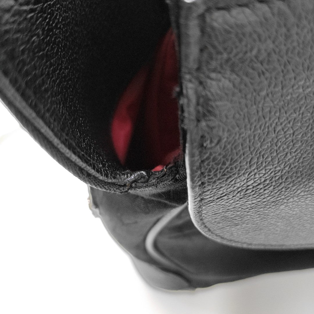 Canvas Top Handle Bag Black