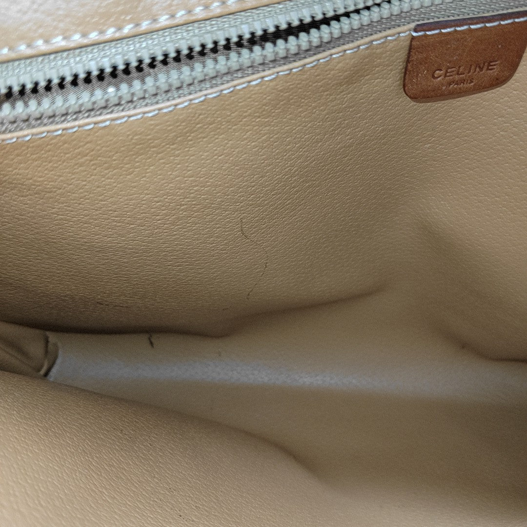 MACADAM CLUTCHES Coated Canvas Brown