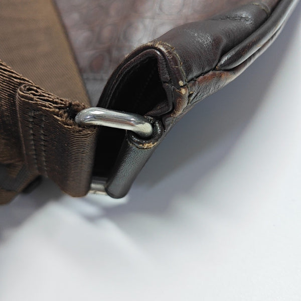 Calfskin Crossbody Bag Brown