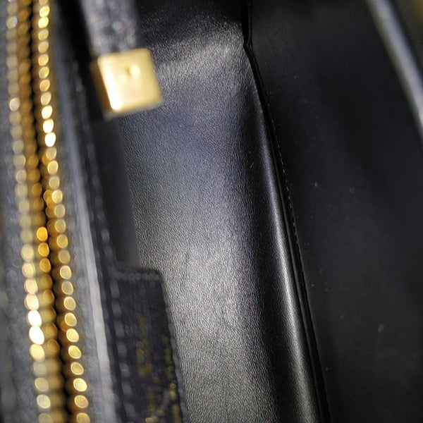 Dior Caro Medium Cannage Calfskin Black