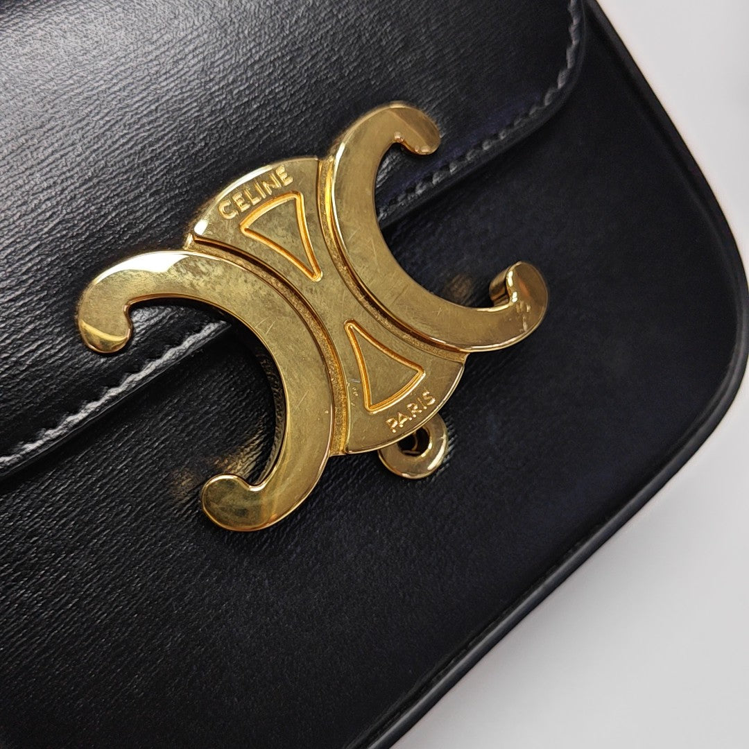 TRIOMPHE Mini Calfskin Black