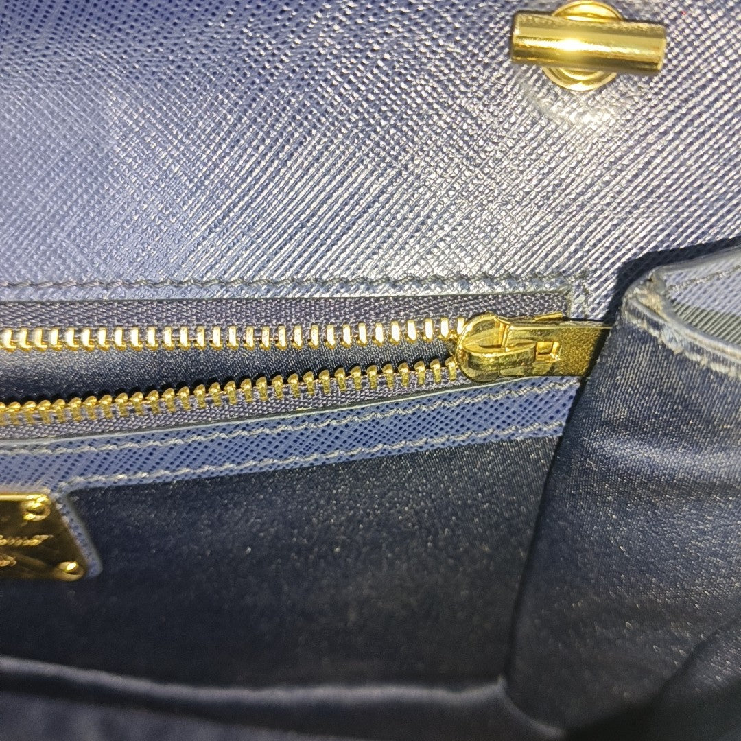 Ginny Calfskin Blue