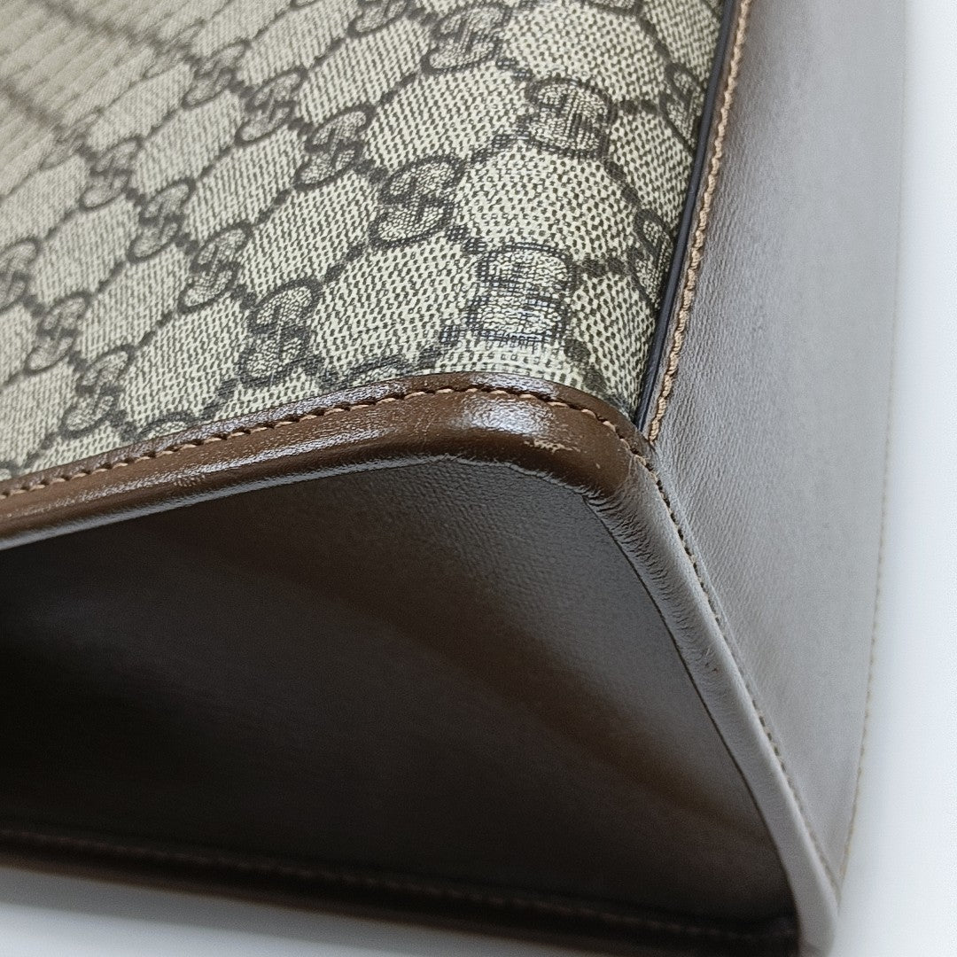 Retro Small Monogram Coated Canvas Brown