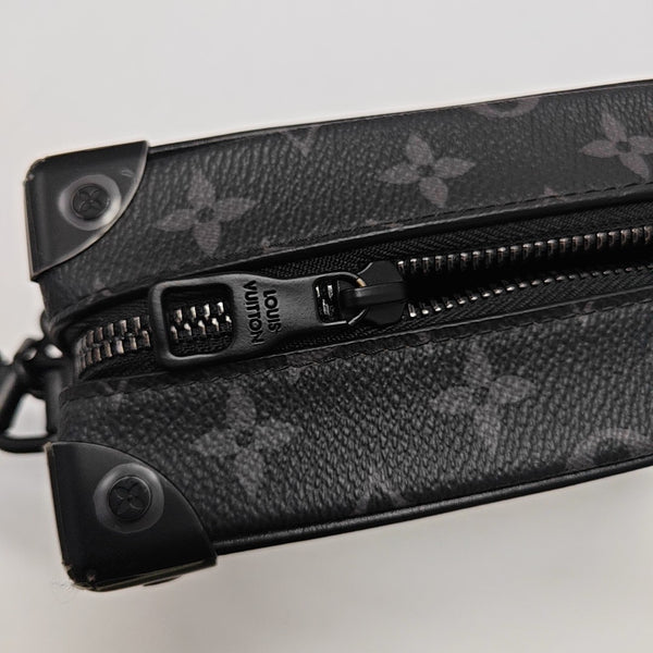 SOFT TRUNK Mini Monogram Coated Canvas Black