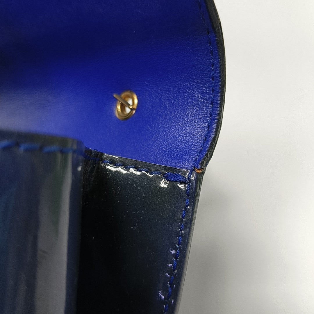 Ginny Calfskin Blue