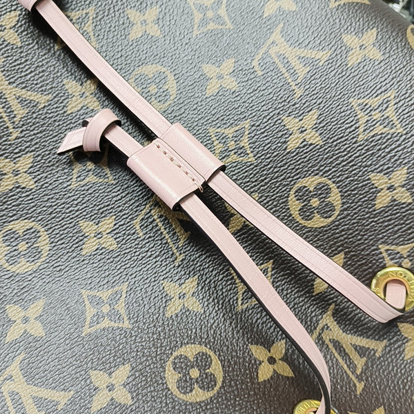 NÉONOÉ MM Monogram Coated Canvas Brown