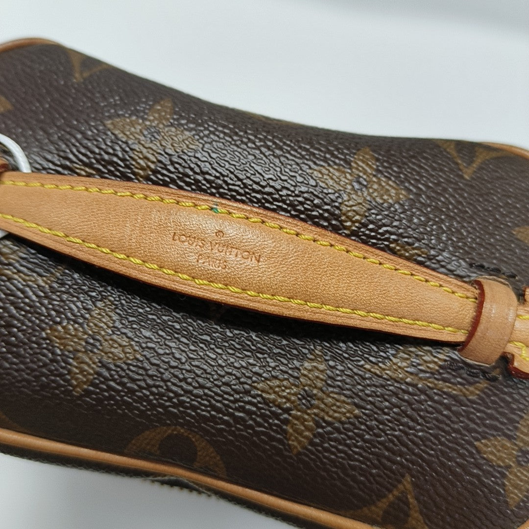 NICE Super Mini Monogram Coated Canvas Brown