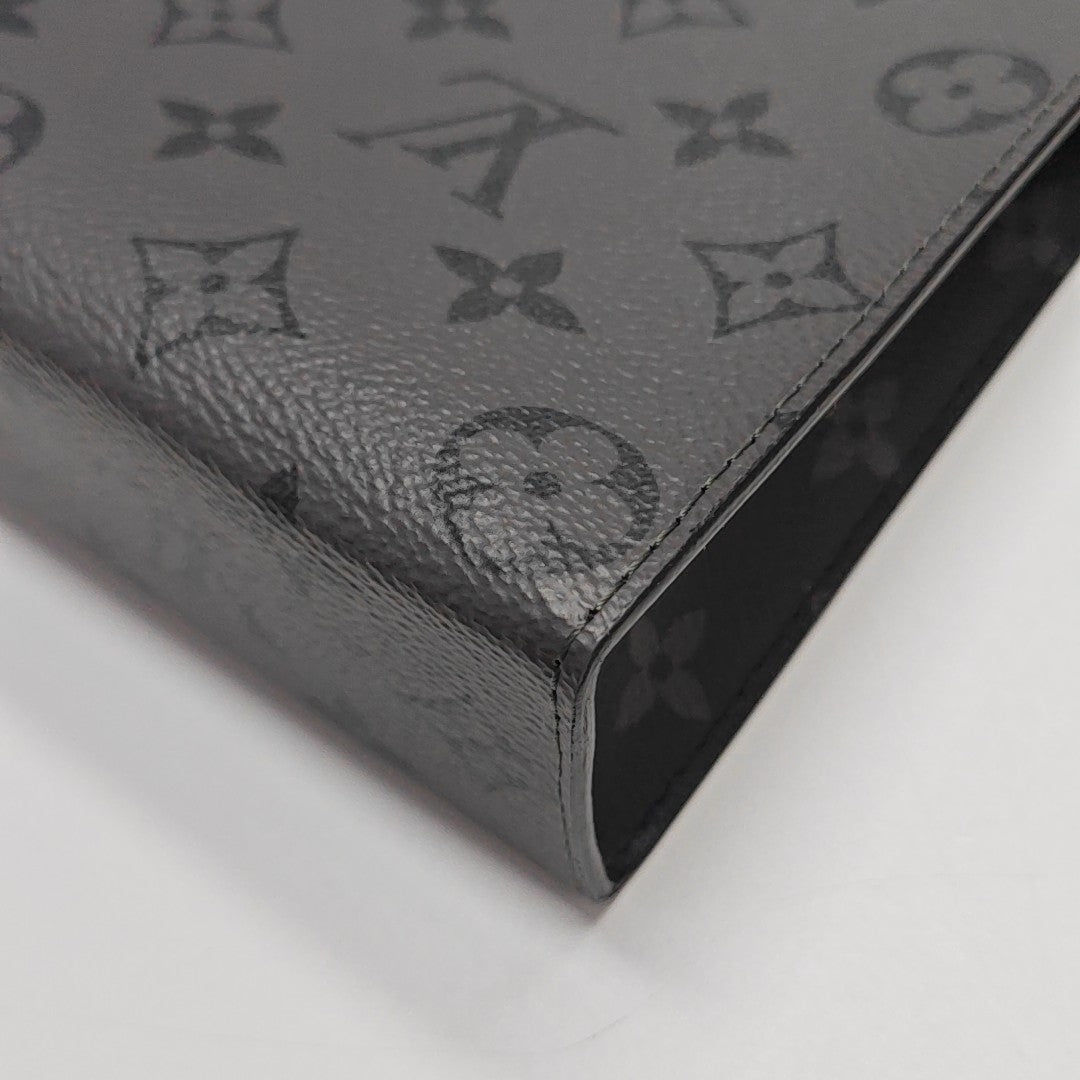 Pochette Voyag MM Monogram Coated Canvas Gray
