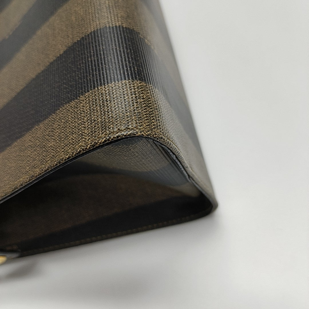 Coated Canvas Shoulder Bag Multicolor