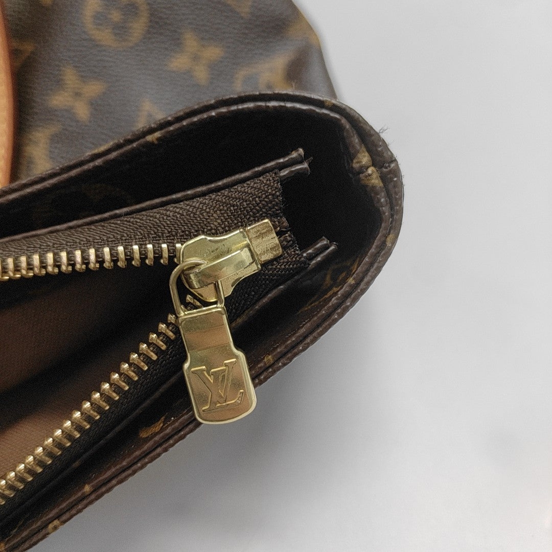 PIANO Monogram Coated Canvas Brown